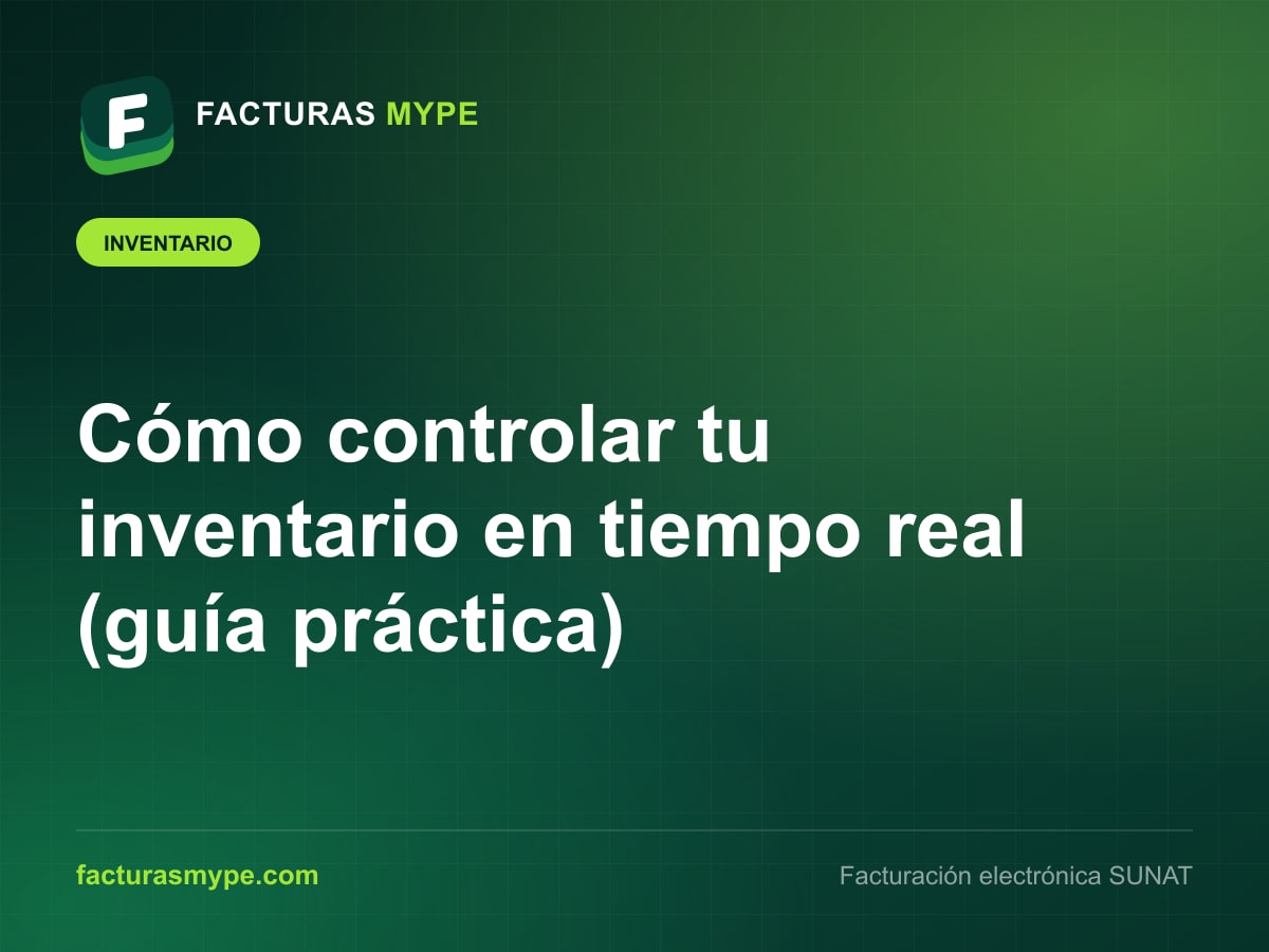Dueño de una tienda revisando el stock en tiempo real desde una tablet con el inventario de Facturas MYPE