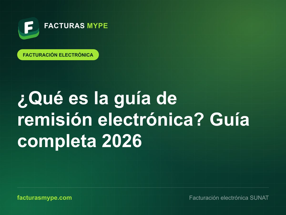 Guía de remisión electrónica remitente y transportista emitidas desde Facturas MYPE, con datos del vehículo y del conductor